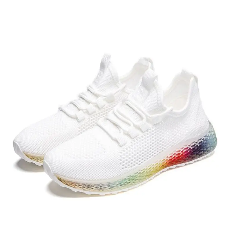 LebaLuka Women Sneakers Casual Mixed Color Vulcanized Shoes Outdoor Brand Breathable Lace Footwear Size 35-40 | Обувь