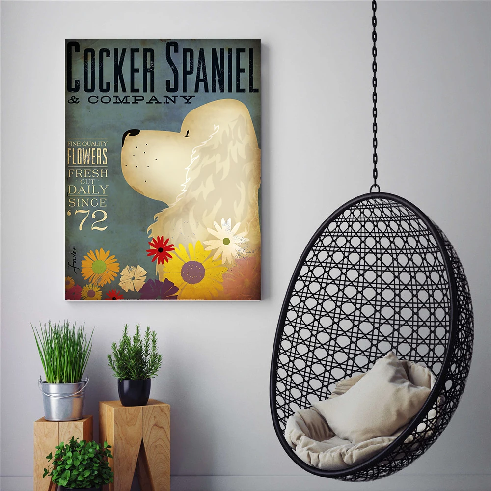 Постеры и принты цельные настенные художественные украшения в винтажном стиле с