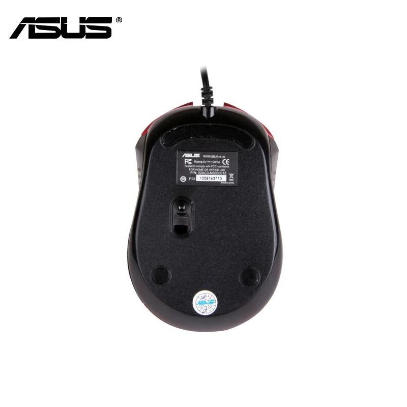 Asus AE-01 оригинальная Проводная оптическая игровая мышь-черный