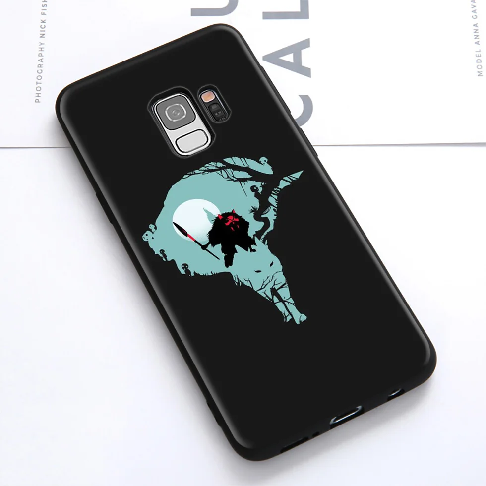 WEBBEDEPP Princess Mononoke Soft Case for Samsung Galaxy S10 S10e S9 S8 Plus S7 S6 Edge &amp J6 2018 Note 10 9 8 |