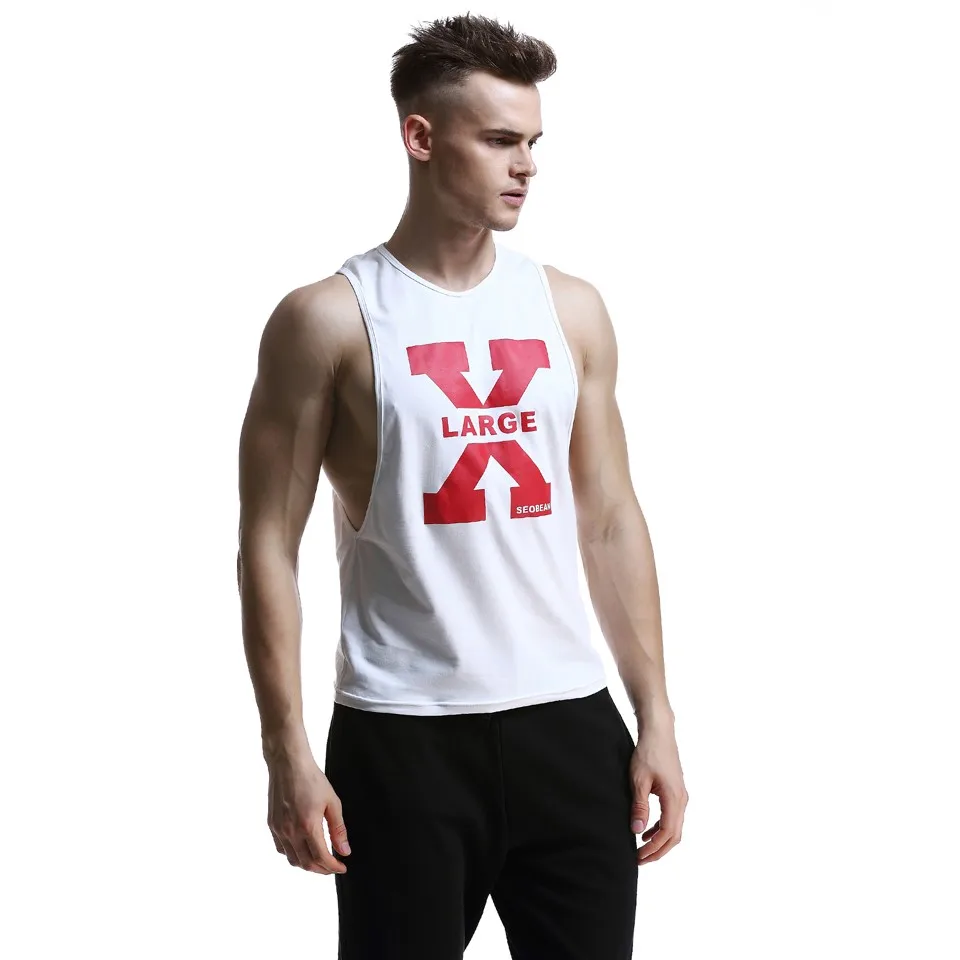 Майка мужская без рукавов тенниска в стиле хип хоп майка с прорезями s