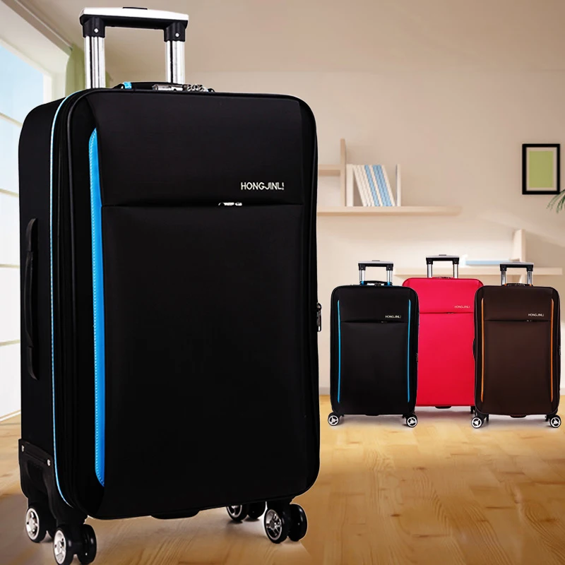 Чемодан-Спиннер мужской из ткани Оксфорд 20/24/28 | Багаж и сумки