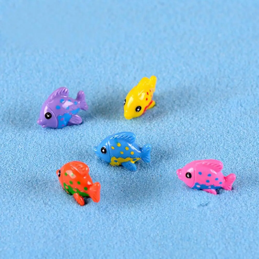 5 шт. миниатюрные фигурки рыб из смолы|Статуэтки и миниатюры| |