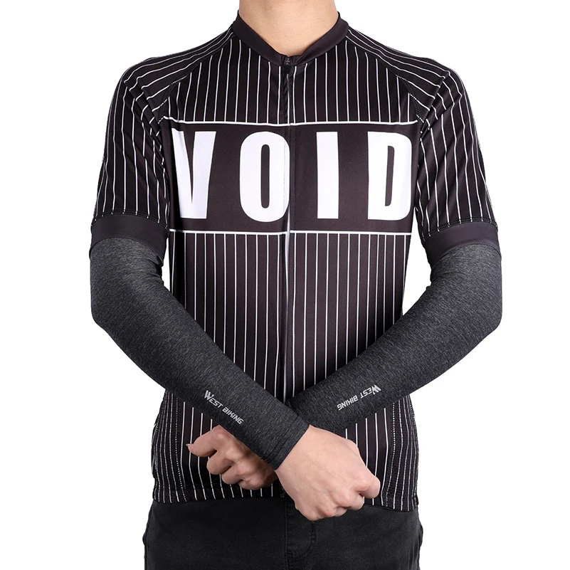 WEST BIKING дышащий Быстросохнущий велосипедный нарукавник без пальцев налокотник