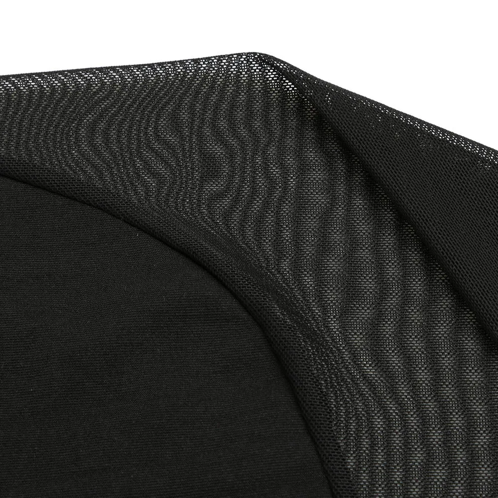 Black Sexy Mesh Woman Yoga Pants Sport Gym Fitness Trousers lady girl Elastic Patchwork Sports Capri Pants legging for sports