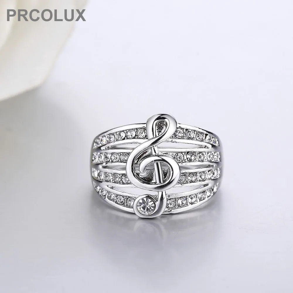 PRCOLUX модная одежда для девочек обручальное кольцо кольца Для женщин Кристалл