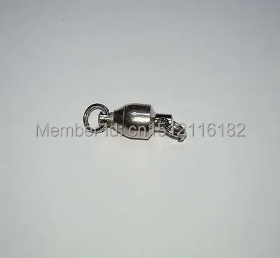 

25 #2 spinner bait ball bearing swivels with 2 split rings, nickle color