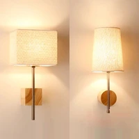 oak modern e27 wooden wall lamp lights for bedroom home lightingnight wall sconce solid wooden wall light luminaria lamparas