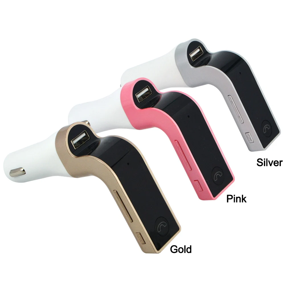 4-в-1 Hands Free Беспроводной Bluetooth FM передатчик модулятор Автомобильный комплект MP3