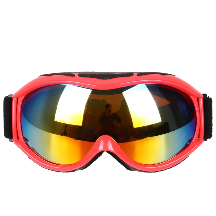 206-Red Зимние мотоциклетные очки байкер Gafas лыжные очки двухслойные противотуманные UV400 снежные очки для мотокросса защитные уличные очки - Цвет: 206-Red