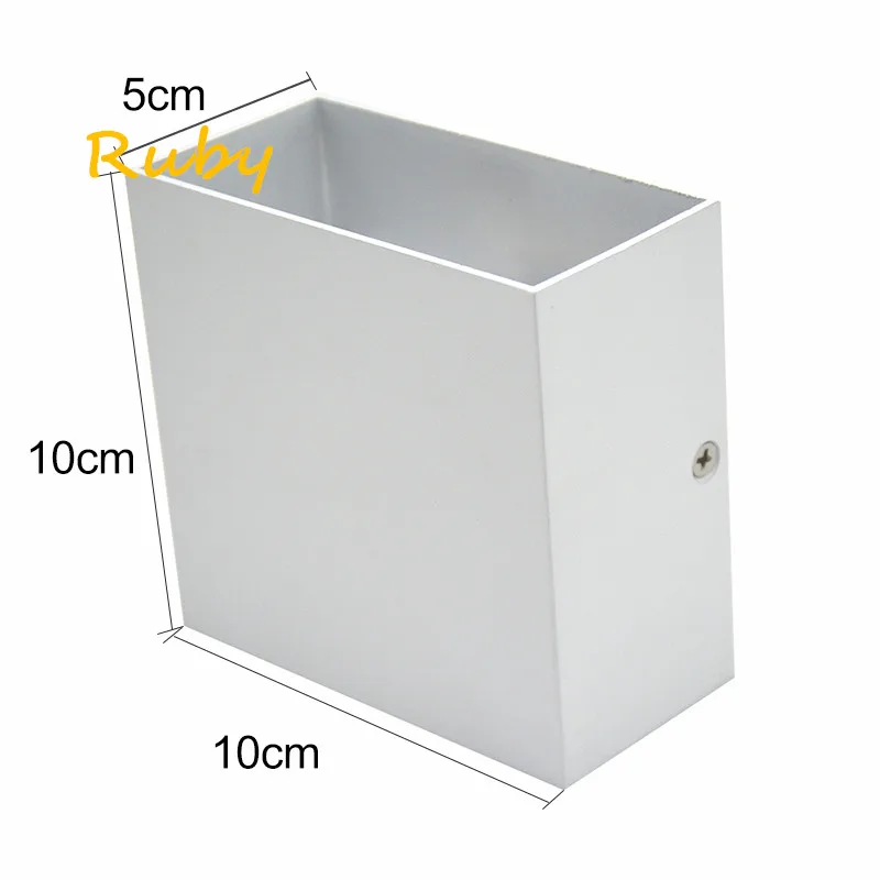 1 шт. Крытый светодиодный настенный светильник 6 Вт лампада алюминиевый рельсовый