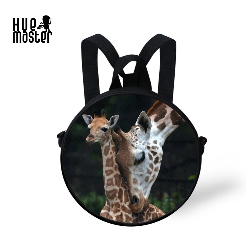 Детский круглый рюкзак с принтом животных для мальчиков и девочек|kids small backpacks|small