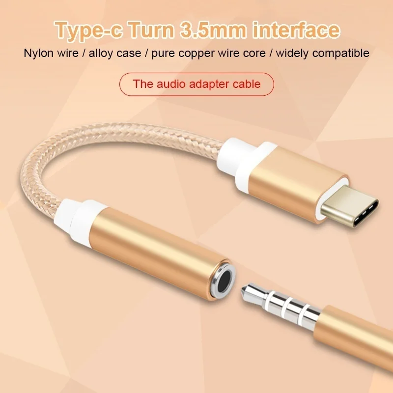 Кабель для наушников с разъемом Usb Type c папа на гнездо C 3 5 мм аудиокабель адаптер Htc