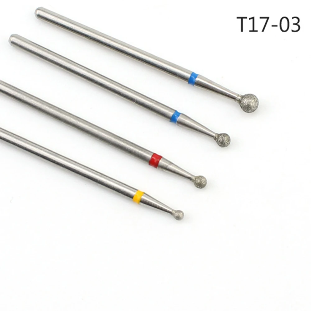 4 шт. набор сверл для ногтей профессиональные электрические фрезы сверла шариков