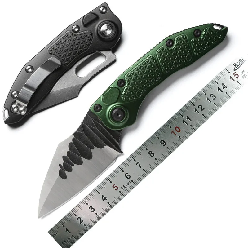 MIKER StitchA knife aviation aluminum alloy handle D2 blade outdoor portable folding pocket fruit Tactical Survival knives | Инструменты