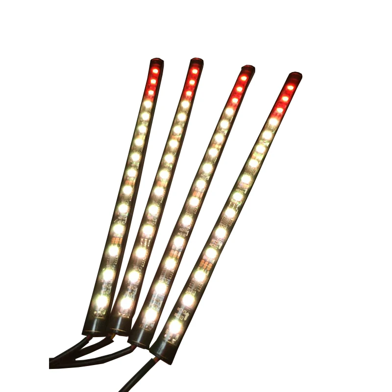 4X RGB LED Under Car Tube Strip Underbody Glow Neon waterproof Light Kit Wireless With App Control Auto Styling | Автомобили и