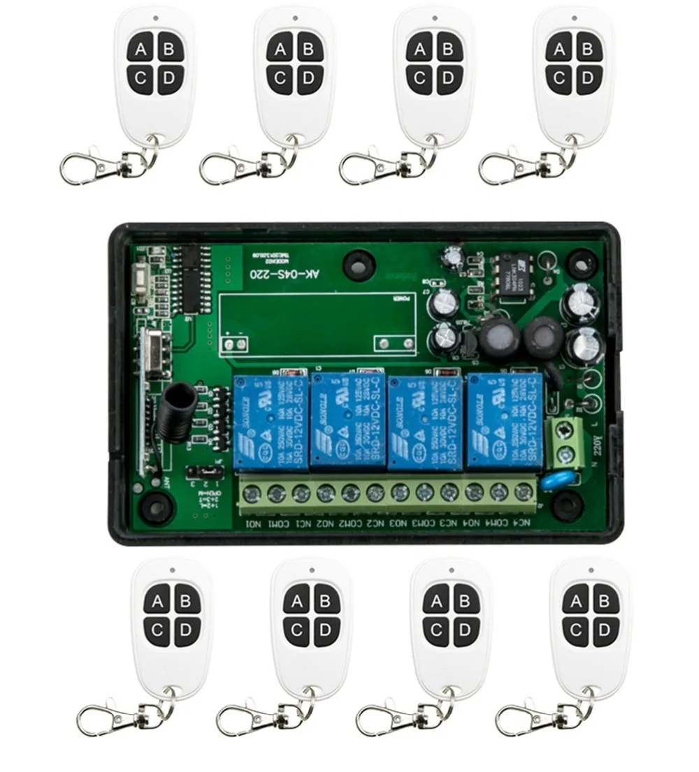 Новый AC85v ~ 250 V 110 220 230 4CH Радио пульт дистанционного управления Управление