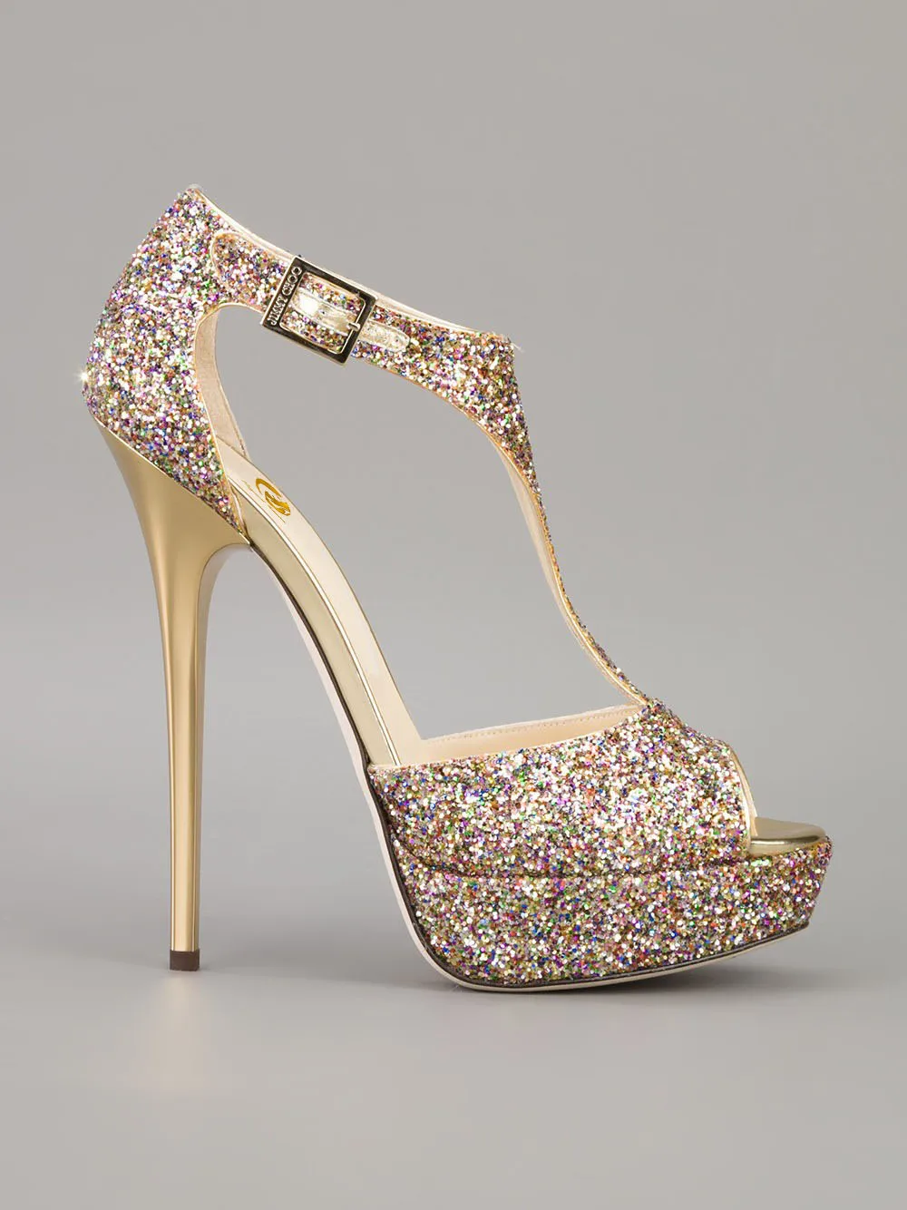 Женские босоножки на тонком каблуке с ремешком и пряжкой|sandals glitter|nice women sandalwomen