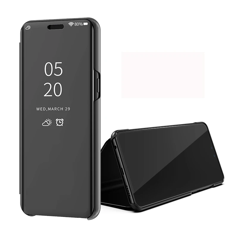 Умный флип-чехол VIVOY95 с подставкой зеркальный ЧЕХОЛ ДЛЯ VIVO Y95 Y 95 прозрачный чехол