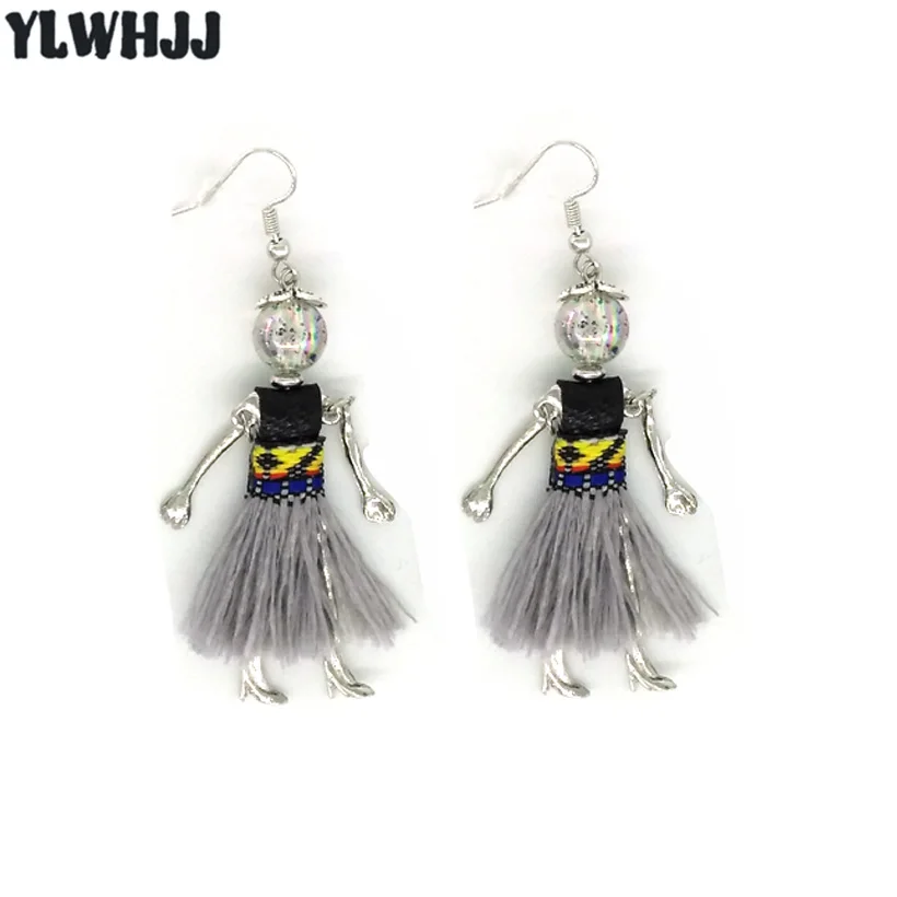 Новинка 2017 милые висячие серьги YLWHJJ с кисточками для девочек женские