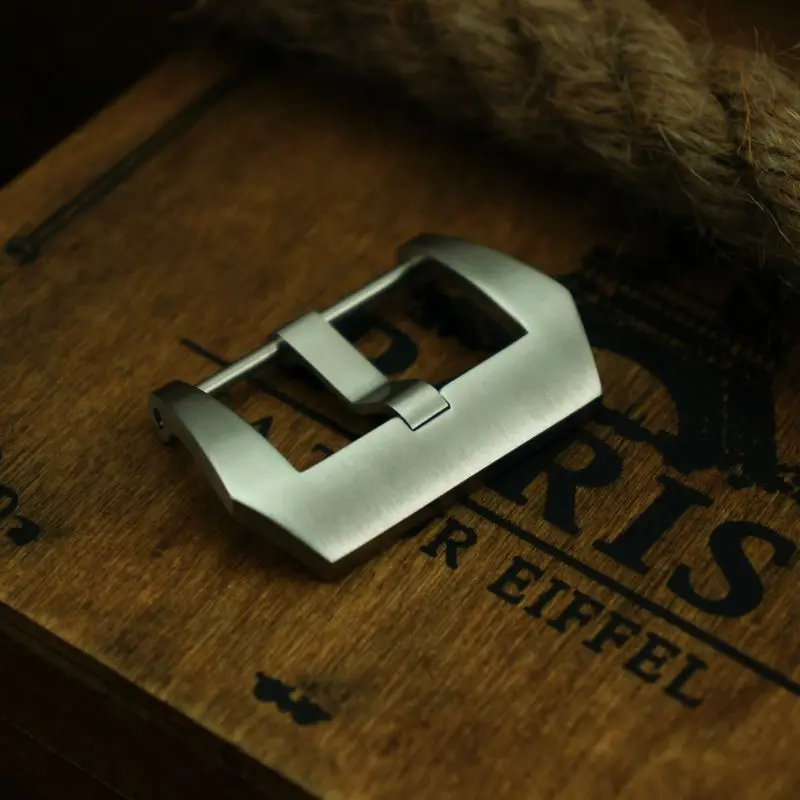 MAIKES высококачественная матовая застежка для часов из нержавеющей стали 316L 24 мм