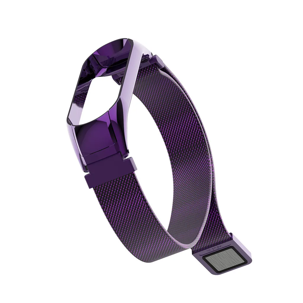 Браслет из нержавеющей стали ремешок для Xiaomi mi Band 3 магнитные адсорбционные металлические полосы Xio mi Xao mi band Band 3 для кожи
