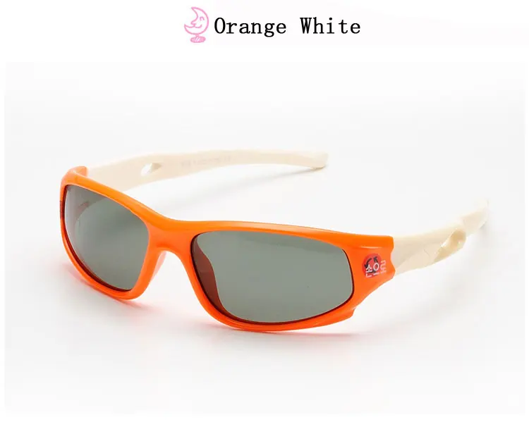 orange white Милый ребенок поляризованные солнцезащитные очки детские спортивные штаны для мальчиков и девочек очки TR90 поляризованные солнцезащитные очки Оттенки Детские oculos WBL - Цвет линз: orange white