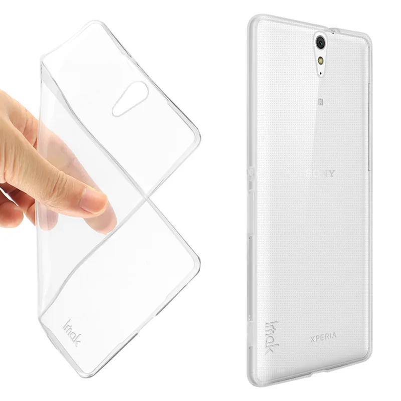 for Sony Xperia C5 Ultra E5553 E5506 Dual E5533 E5563 Clear Case Cover Transparent Soft TPU Inner Matte Anti-fingerprint Case