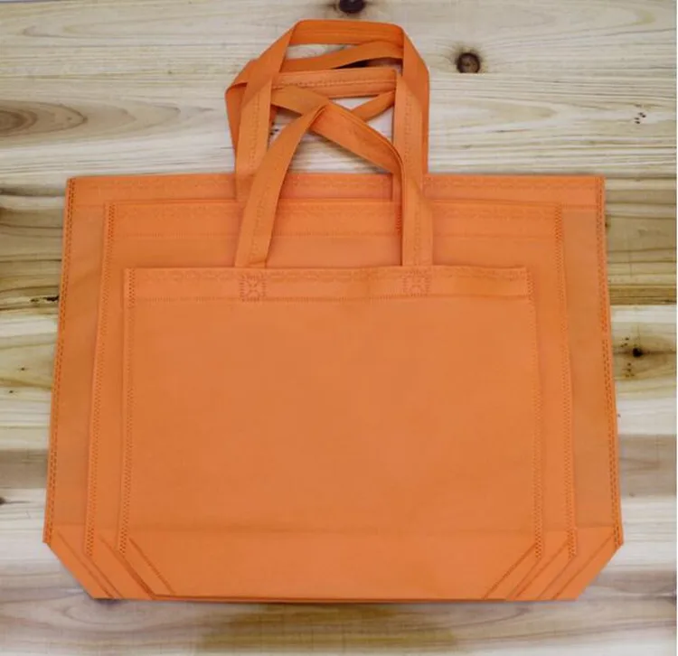 100 шт./лот Бесплатная печать логотипа Нетканая Подарочная сумка упаковка для