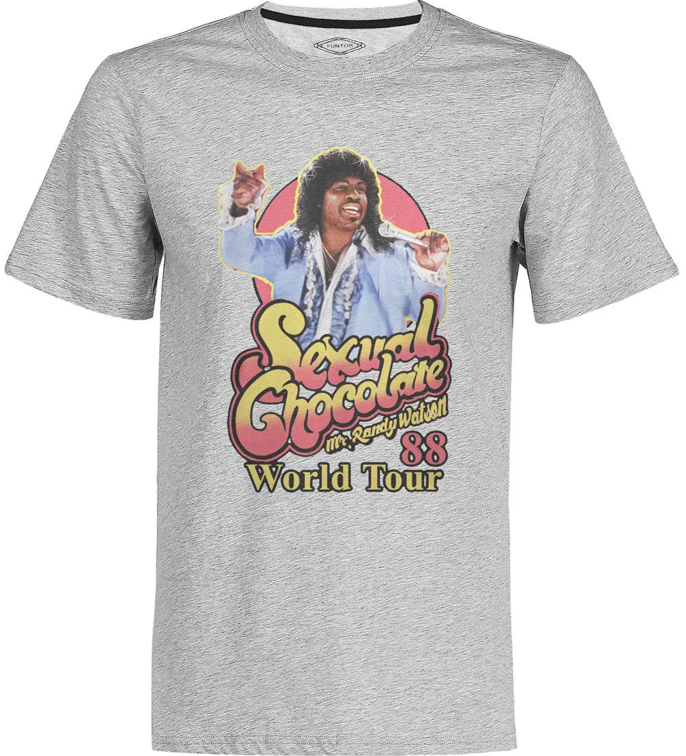 Сексуальная шоколадная футболка 88' World Tour Randy Watson Eddy merphy Movie одежда крутая