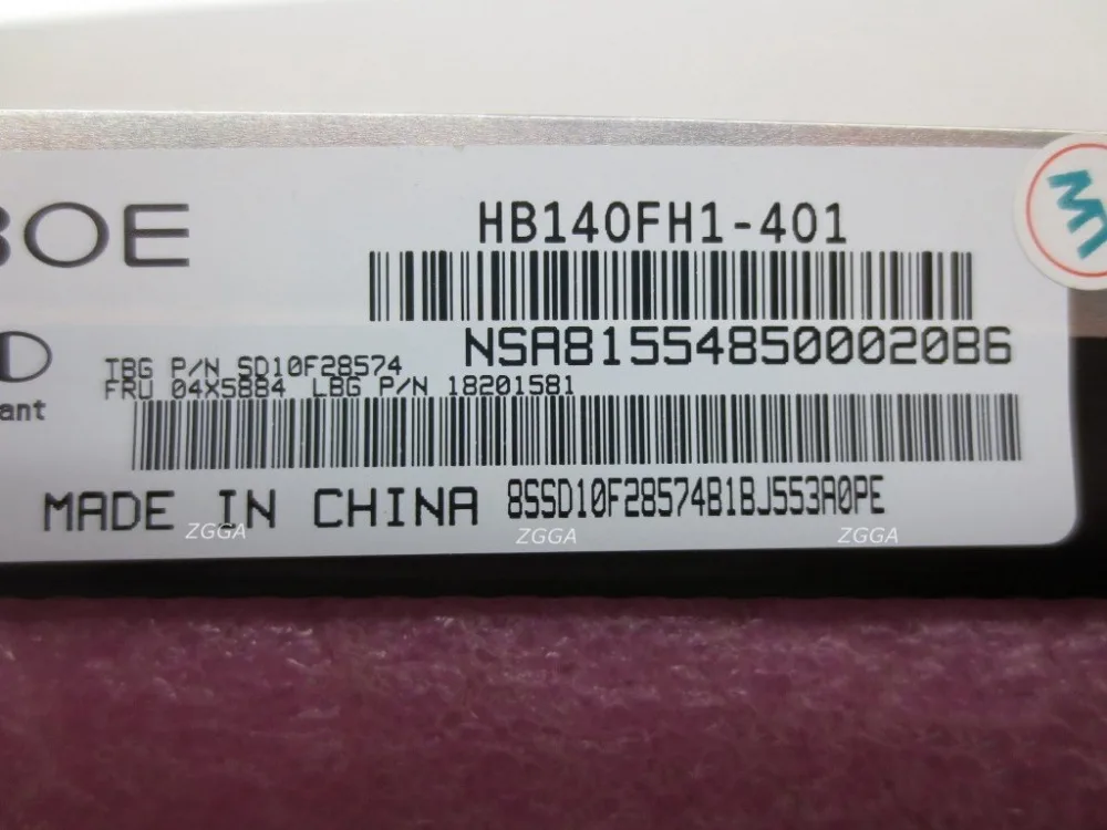 Новый тонкий дисплей FHD eDP для Lenovo ThinkPad E450 E455 E450C Оригинальный ЖК-экран ноутбука