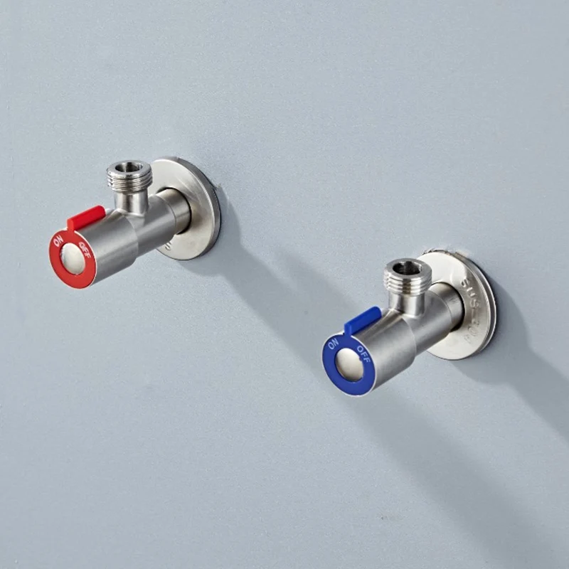 2 шт. угловые клапаны из нержавеющей стали|Впускные клапаны| |