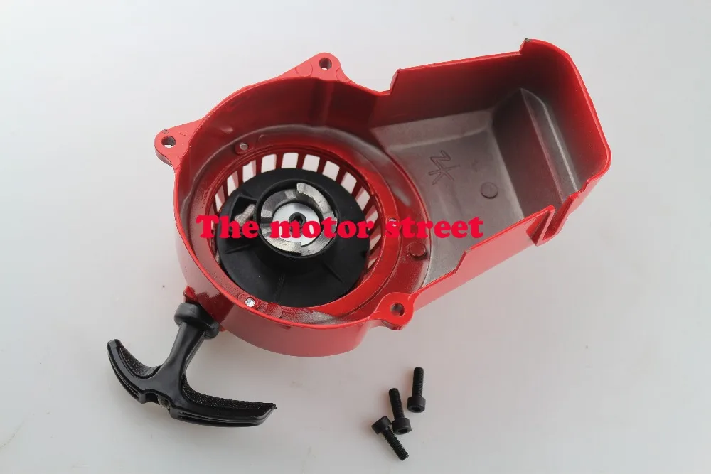 Красные новые алюминиевые карманные мини двигатели для косилок 49cc|aluminum pull