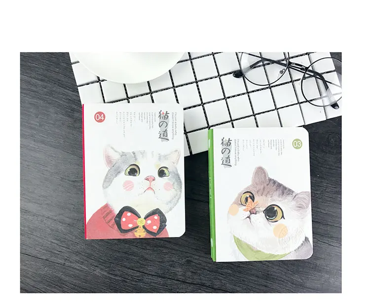 Записная книжка, настольная книга для путешествий, личный дневник, еженедельник, ежемесячный планировщик, для девочек, милый каваи, портативный мини-подарок, дающий питомцу жизнь, рекордер, кошка