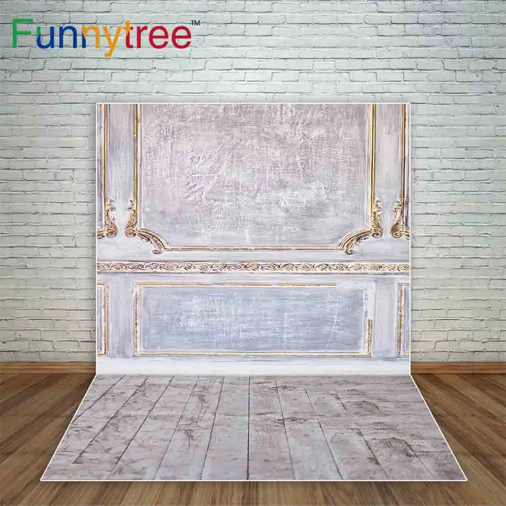 Funnytree тонкая виниловая ткань для фотосъемки новорожденных кирпичная стена