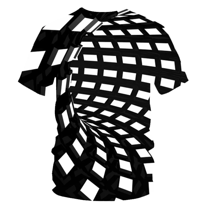 Новинка футболка с чистой геометрией художественная этническим 3D принтом летняя
