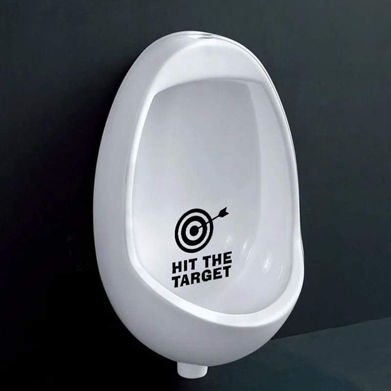 1 шт. водонепроницаемый забавный стикер для унитаза хит цель ванная комната