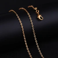 st kunkka diy rope gold color chains necklace for pendant women chokers collar cross link chain yellow gold color filled jewelry