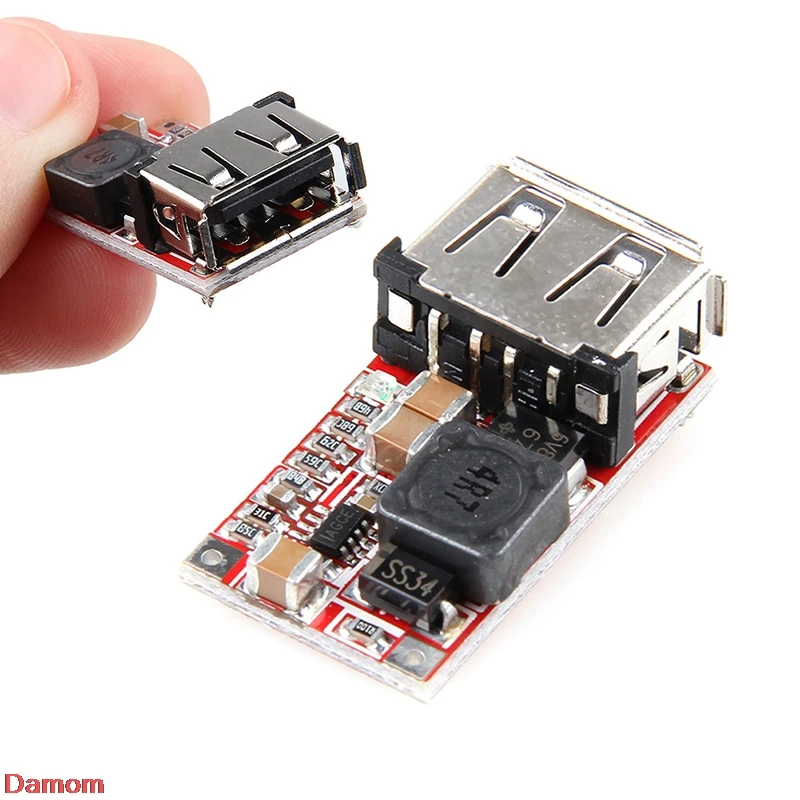 2021 Новый DC понижающий модуль 6 24V 12V/24V до 5V 3A зарядного устройства USB Fr Arduino