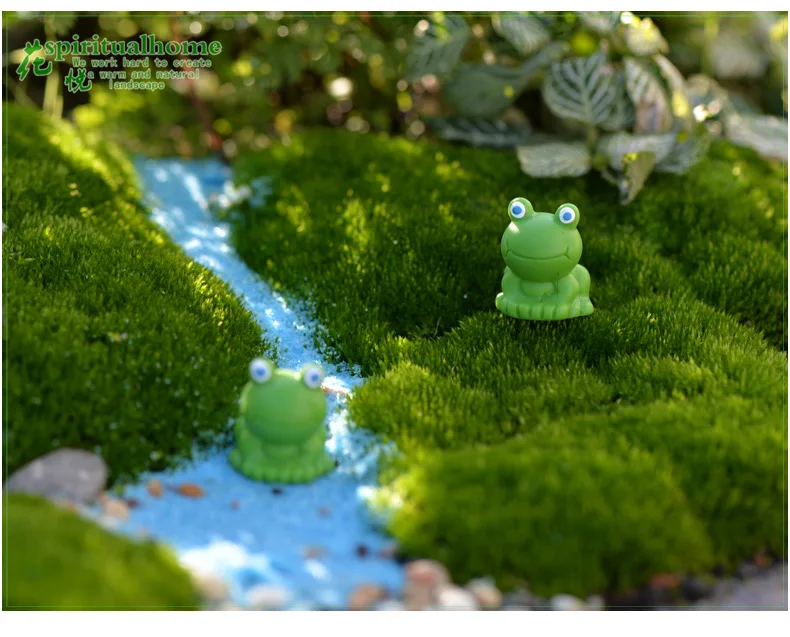 ZOCDOU 1 шт. Лягушка принц Froggy пруд животное маленькая смола орнамент ремесла пастбище мини-Статуэтка фигурка Минерва фермерское поле Декор