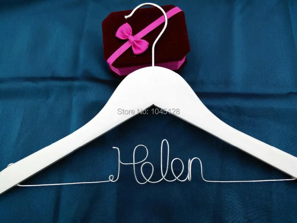 Бесплатные свадебные вешалки с лентой/Свадебные для выдувания/Пользовательские
