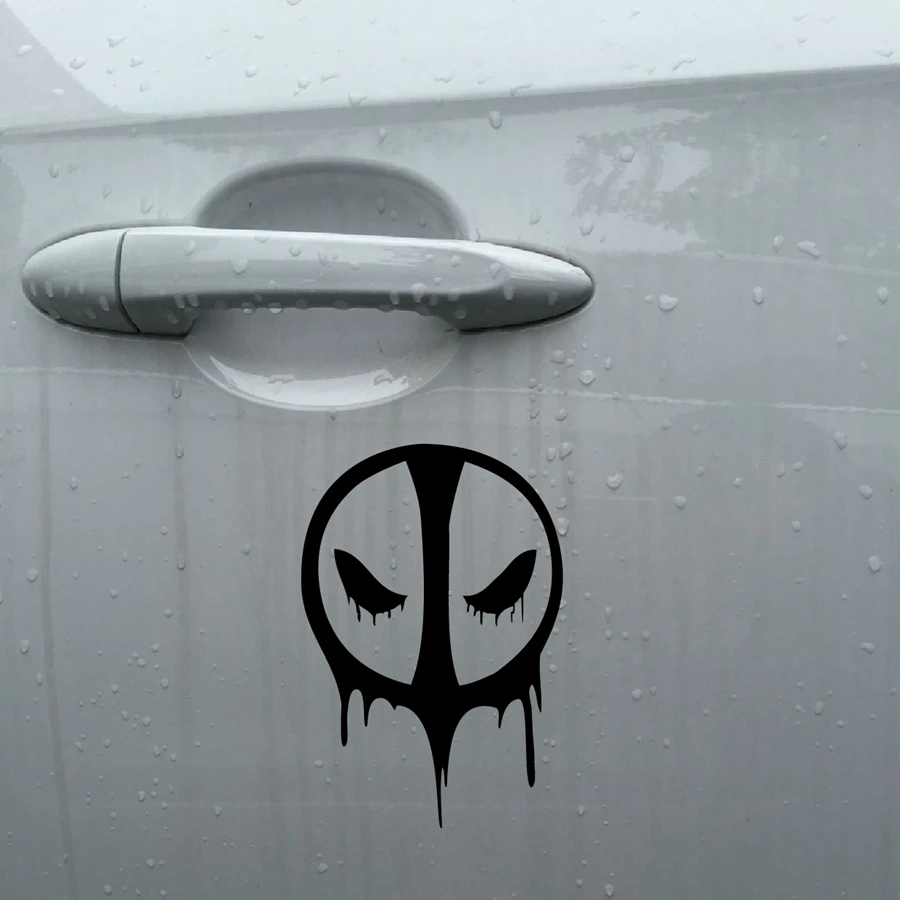 Hot Deadpool Car Sticker DIY Comics For Laptop Decor | Автомобили и мотоциклы