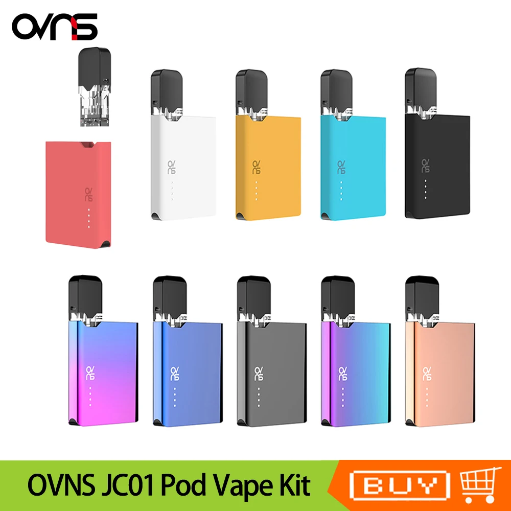 Оригинальный ОВНС JC01 Pod Vape комплект 400 мА/ч собран в Батарея Box Mod с 0 7 мл картридж