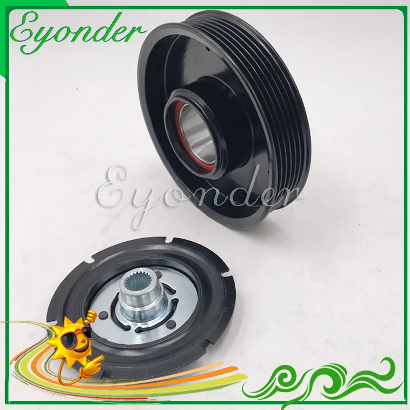 

AC A/C Air Conditoning Cooling Compressor Magnetic Clutch Set 6PK for Hyundai ELANTRA i30 SOUL FORTE 97701A5800 97701-A5800