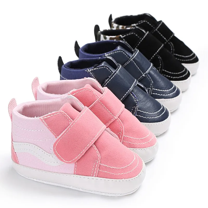 Baby Shoes First Walkers Fashion Boys Soft Bottom Casual Cute Breathable Newborn Toddler 0-18M |