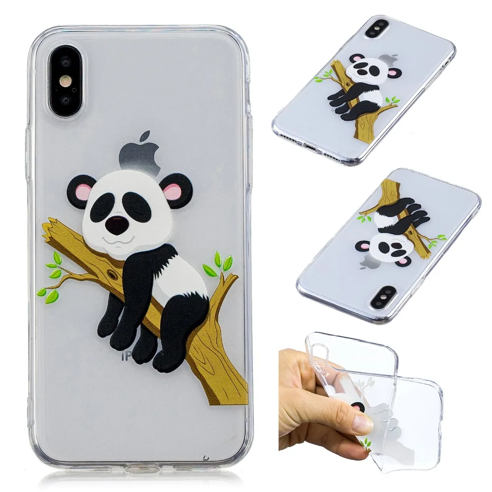 SjuzzyU Anti-knock Silicone Case For Apple iphone X Slim soft TPU Phone Cover coque funda |