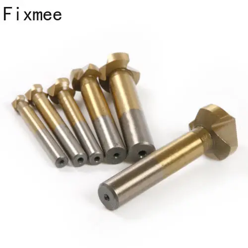 6 шт. 3 Флейта 90 градусов Hss фасочный инструмент сверление фаски Фрезы стойка для