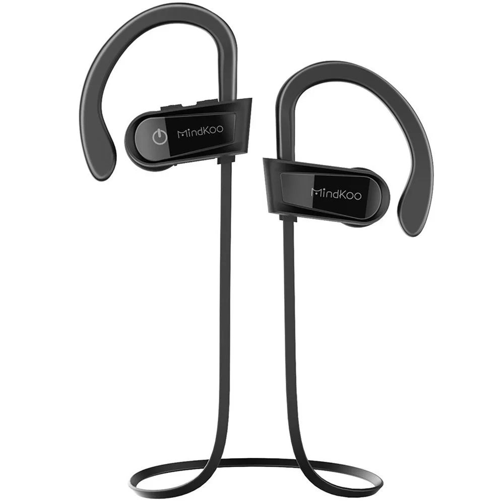 Bluetooth наушники Mindkoo IPX6 водонепроницаемые беспроводные спортивные bluetooth с басами и