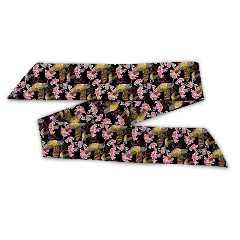 

Hummingbird Trochilus Print Choker Riband Accessories Women Scarf Bag Handle Scarves Hair Band Scarfs KCJ134 ( 2 pcs )