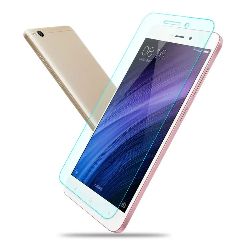 Закаленное стекло Мембрана для Xiaomi redmi 4A мобильный Стальной Фильм красный Mi4a
